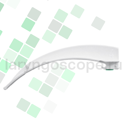Одноразовый пластиковый клинок Макинтош №4 (MacIntosh №4) для фиброоптических рукояток